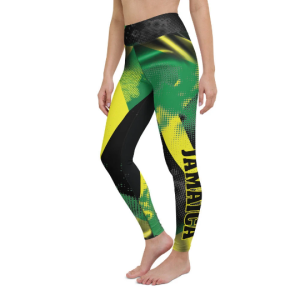 Jamaica Flag Leggings - Caribbean Queen Leggings - Sport Leggings
