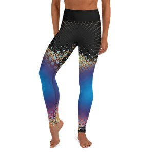 Women’s Yoga Leggings - Fun Yoga Pants - Yoga Sport Leggings - Summer High Waist Leggings - Designer Printed Art Legging