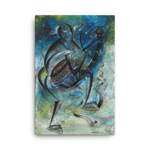 Zeze Instrument large home decor print on Canvas - African Wall Art For Home and Office Decor