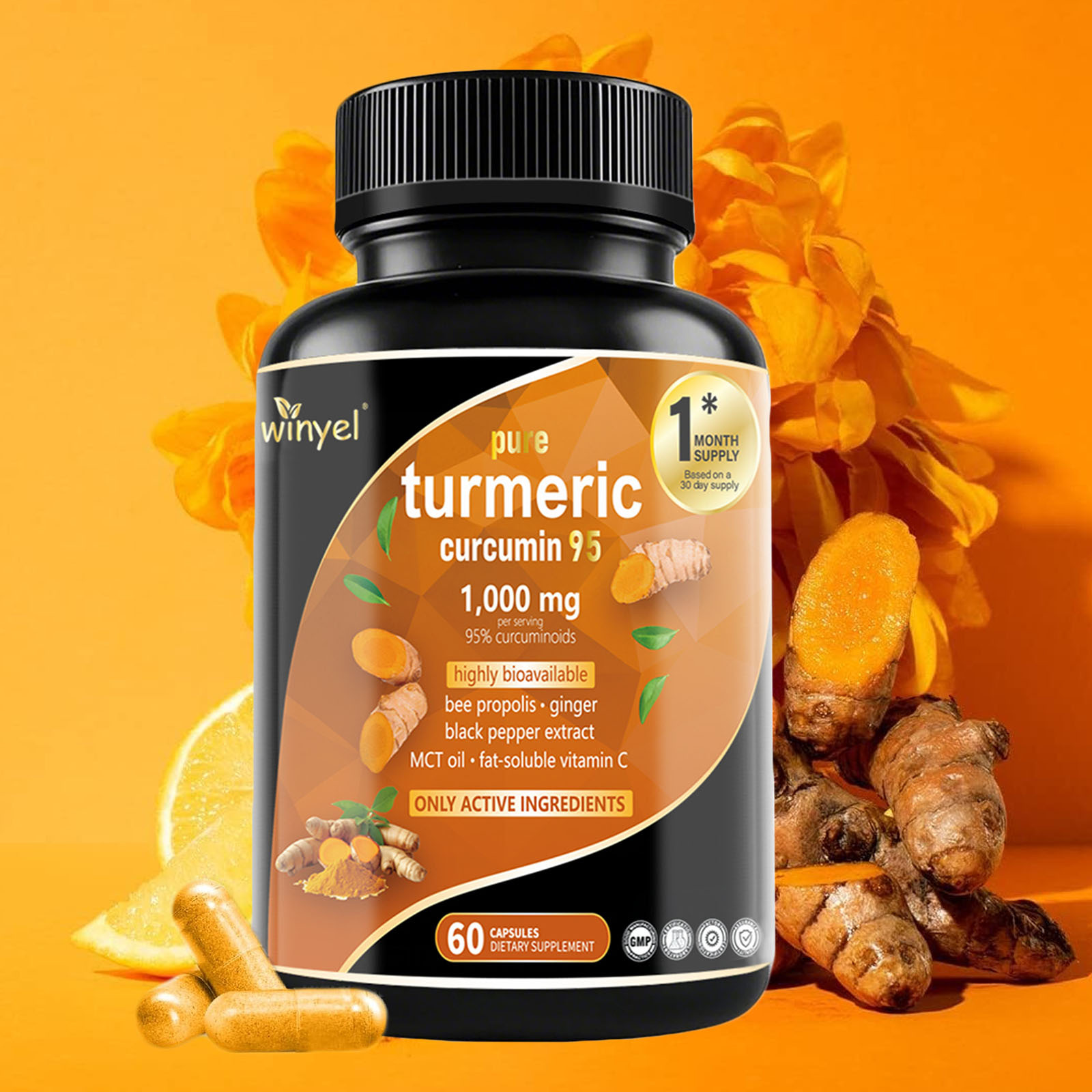 Premium Turmeric Curcumin Supplement – Powerful Plant-Based Wellness